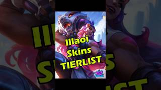 Illaoi Skins Tier List leagueoflegends illaoi tierlist worlds2024 gaming riotgames lolskins [upl. by Notnilk260]