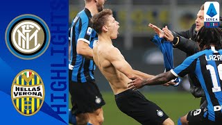 Inter 21 Hellas Verona  Stunning Late Barella Goal Seals Comeback Win  Serie A [upl. by Eednus]