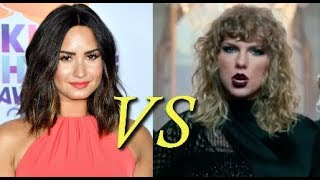 Demi Lovato vs Taylor Swift VOCAL BATTLE [upl. by Kenelm]