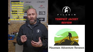 Rain jacket  Outer Shell  Hiking waterproof jacket  Waterproof coat review  Pilgrim Tempest [upl. by Soraya]