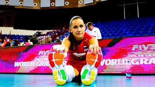 Nataliya Goncharova One of the Best Spikers and Beautiful Girl in the Volleyball WORLD  VNL 2021 [upl. by Adnilrem]