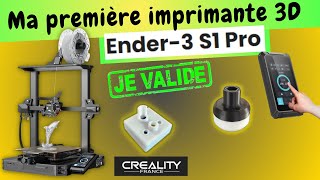 Creality Ender 3 S1 PRO 💚 Découverte de limpression 3D  cest génial 👍 [upl. by Alithia]