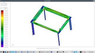 CalculiX CCX editor with code snippets part2 [upl. by Nikolaos206]