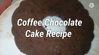 Coffee Chocolate Cake Recipe [upl. by Jorie]