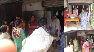 Daily Mahaprasad Distribution at Sri Chaitanya Saraswat Math Nrisingha Palli [upl. by Doubler]