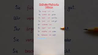 Reflexive Verben deutschlernen deutsch verb deutschalsfremdsprache german learngerman shorts [upl. by Nicola]