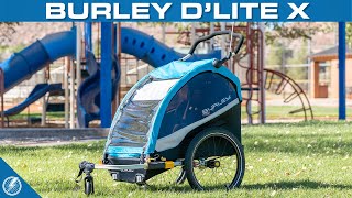 Burley DLite X Review  Bike Trailer  Stroller [upl. by Bogusz]