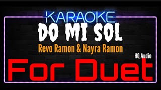 Karaoke Do Mi Sol  For Duet  Original Music HQ Audio  Revo Ramon amp Nayra Ramon [upl. by Patsis851]