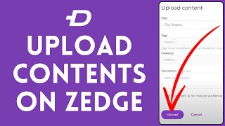 How to Upload Contents on Zedge App 2024 [upl. by Gross]