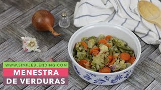 DELICIOSA MENESTRA DE VERDURA  Menestra de verduras congeladas  Menestra rápida [upl. by Childs298]