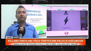 AKEDAŞ PERAKENDEDE DİJİTAL DÖNÜŞÜM  AKSU TV [upl. by Ialocin]