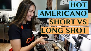 HOT AMERICANO 2 WAYS SHORT VS LONG SHOT  FIND OUT WHICH ONE I PREFER [upl. by Badr]