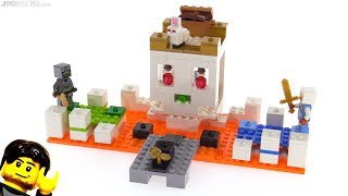 LEGO Minecraft The Skull Arena review New figures 21145 [upl. by Azaria]