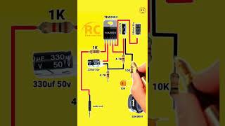 TDA2003 ic Amplifier Diagramvviralshorts soundsystem amplifier rcelf RCElectronicsBD [upl. by Enaitsirhc]