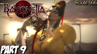 Bayonetta Gameplay Walkthrough Part 9  Route 666  Wii U [upl. by Haslett347]