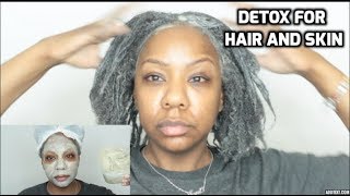 BENTONITE CLAY MASK FOR NATURAL HAIR  REVIEW amp DEMO [upl. by Revilo252]