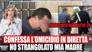 Clamoroso a Pomeriggio 5 confessa in diretta lomicidio della madre quot lho strangolata quot [upl. by Veradis107]