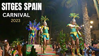 Sitges Barcelona Spain Carnaval 2023  Spain Sitges [upl. by Acinnod]