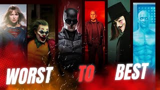 Want to Know the BEST DC Movies Watch This Now  All DC Movies Ranked by Rating [upl. by Anadal]