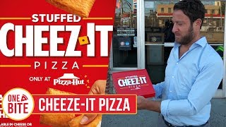 Barstool Pizza Review  Pizza Hut CheezeIt Pizza [upl. by Nnylyam]