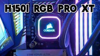 Corsair iCUE H150i RGB PRO XT Review  Because you need more RGB [upl. by Adnuahsar]