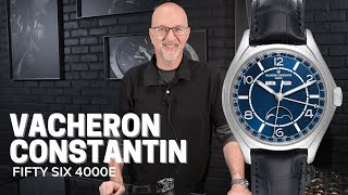 Vacheron Constantin Fifty Six Complete Calendar Steel Mens Watch 4000E Review  SwissWatchExpo [upl. by Akimed]