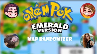 Pokemon Map Randomizer BUT we WORK TOGETHER [upl. by Novaat]