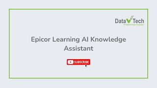 Epicor Learning AI Knowledge Assistant [upl. by Hajidak436]