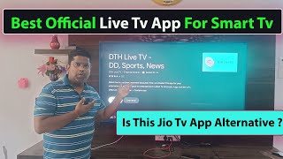 Best Official Live Tv App For Smart Tv  Is This Jio Tv App Alternative [upl. by Herc866]