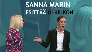 Sanna Marin vääristelee Riikka Purran näkemyksiä työperäisestä maahanmuutosta [upl. by Sirromad]