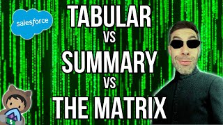 Tabular vs Summary vs Matrix Reports in Salesforce Salesforce Admin Series [upl. by Adnilrev]