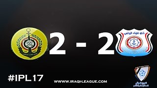 اهداف مباراة الميناء 22 البحري  الدوري العراقي الممتاز  201617 [upl. by Idnew]