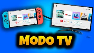 Como CONECTAR la Nintendo SWITCH a una TELEVISIÓN⚡ [upl. by Ecinom]