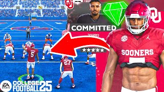 College Football 25 Dynasty Mode  Recruiting 5 Star Players [upl. by Beard]