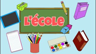 Les objets scolaires en français [upl. by Iidnarb]