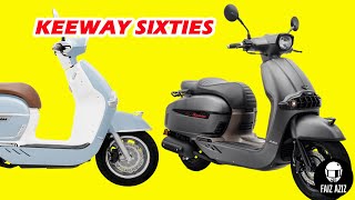 SCOOTER KEEWAY SIXTIES 250 REVIEW VLOG E558 [upl. by Benis]