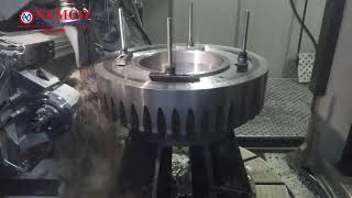 CNC Gear Hobbing [upl. by Afatsuom]