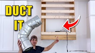 How to Install Range Hood Duct for the First Time [upl. by Inahc]