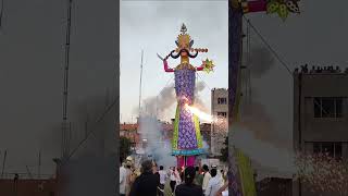 Biggest Ravan in jammu parade Ground shorts ravan dussehra [upl. by Nolahc]