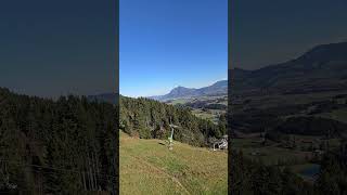 Hörnerbahn in Bolsterlang bergblick bergbahn gondel [upl. by Akceber]