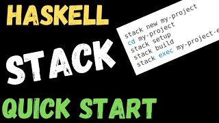 Haskell quick start with Stack [upl. by Nivanod]