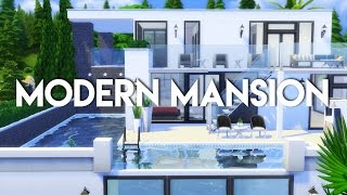 The Sims 4  House build  Modern Mansion NO CC [upl. by Antonia]