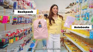 Backpacks and notebooks for backtoschool Meron DIYan  MR DIY Philippines [upl. by Thamora980]