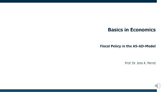 Effects of Fiscal Policy in the ASADModel [upl. by Earahs227]