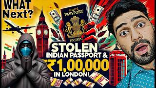 quot💔 Stolen Indian Passport amp ₹100000₹ in London 🇮🇳 Our Journey to the Indian Embassy ✈️ [upl. by Menzies125]