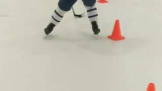 Power Skating Defenseman drills Backwards transitions amp escapes with puck [upl. by Sheline681]