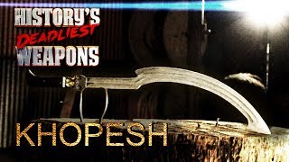 Historys Deadliest Weapons  The Khopesh  Man At Arms Art of War [upl. by Anaes]