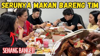 TRAKTIR TIM MAKAN AYAM RICHEESE RASANYA SERU BANGET YUK SAKSIKAN KEBERSAMAAN TIM SHANTY DI CHINA🥰 [upl. by Lanos105]