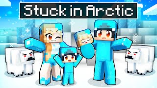 OMZ Trapped as a FAMILY on an ANTARCTICA in Minecraft  Parody StoryRoxy and LilyCrystal [upl. by Bensky]