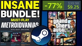 AWESOME NEW HUMBLE BUNDLE LIVE NOW  BEST GTA V STEAM SALE EVER [upl. by Anitsyrhc970]